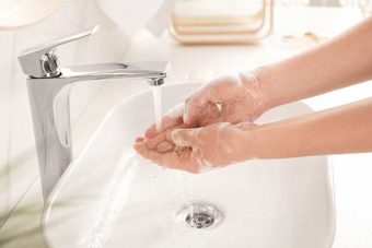 ウイルス対策の手洗い